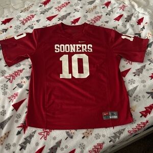 Nike Red Sooners Fan Jersey